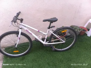 Bicicleta BTWIN Rockrider 500 Blanca