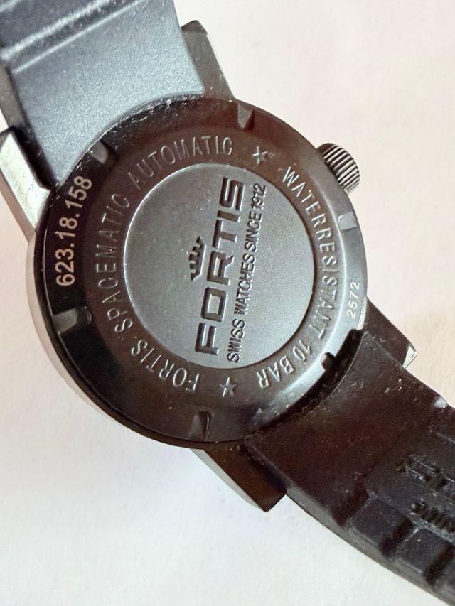 Reloj Fortis Spacematic Pilot PVD Automático