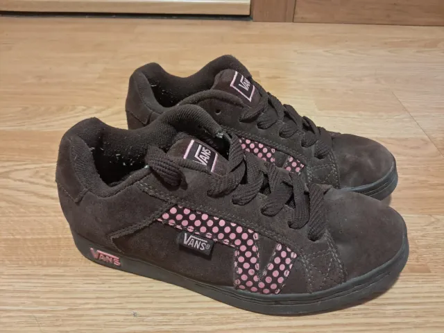 Zapatillas Vans Marrones y Rosas Talla 39