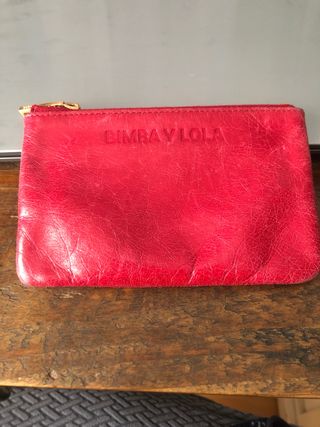 Cartera Bimba y Lola Piel Roja Original