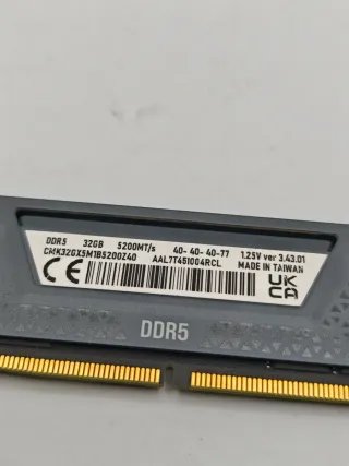 Corsair Vengeance DDR5 32GB 5200MTs RAM