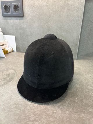 Casco de equitación infantil negro