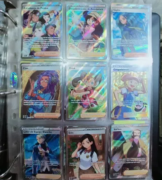 Cartas Pokémon Entrenador (Varias, FullArt).