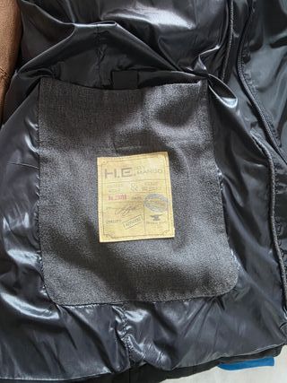 Parka Mango Negra Talla XXL
