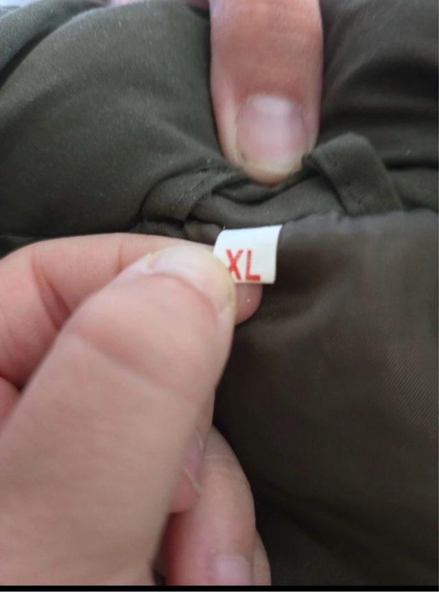 Chaleco acolchado hombre verde oliva