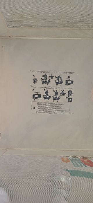 Cuna de viaje y Bañera Plegable Bebé Viaje