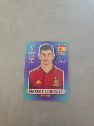 Cromos Mundial 2022 Marcos Llorente ESP