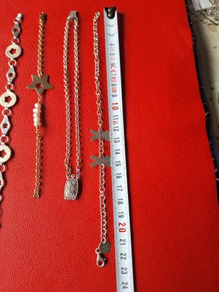 Lote 3 ,4 pulseras plata 925