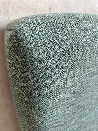 Cabecero tapizado verde