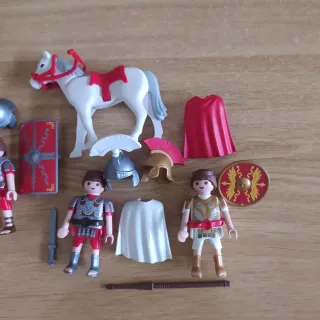 Playmobil Soldados Romanos y Caballo