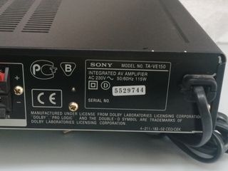 Amplificador Sony TA-VE150 Preto