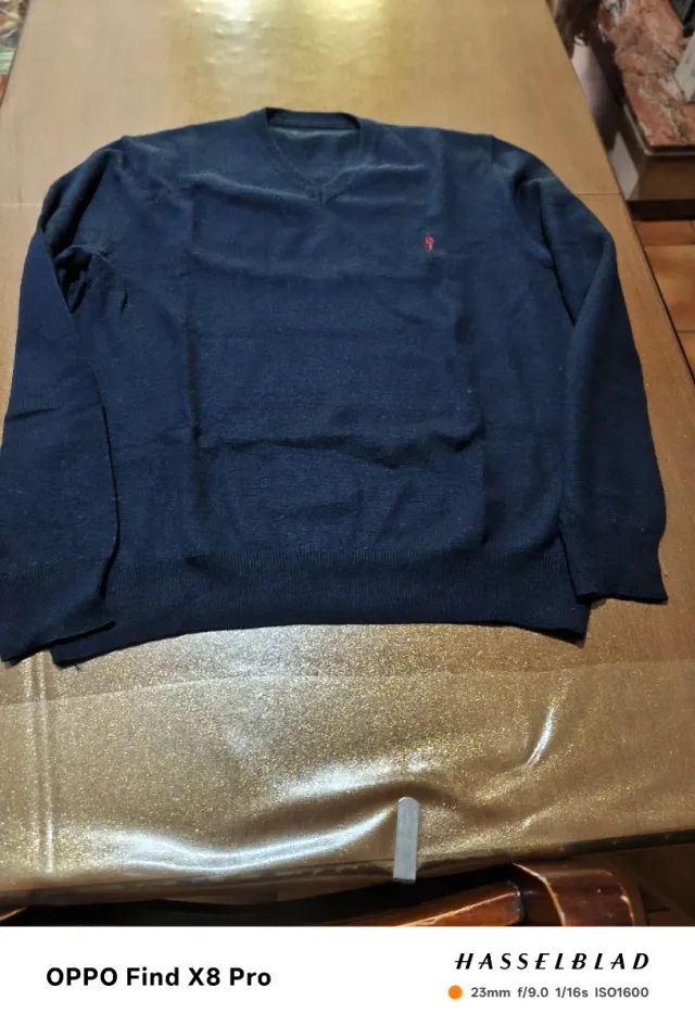 Maglioncino Marlboro Lana V-Neck Nero