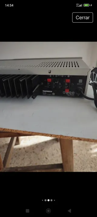 Amplificador Vintage Telefunken RA82