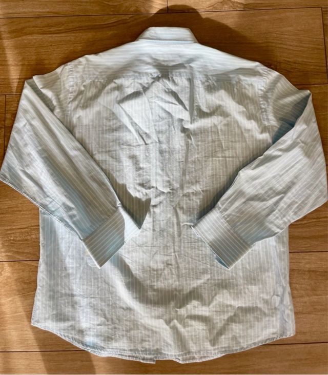 Camisa Rayas Verticales Celio Azul Talla L