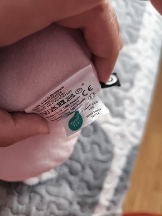 Cojín Peluche Mariposa Rosa