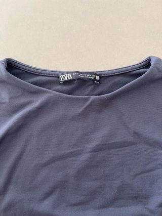 Body Zara azul oscuro talla S