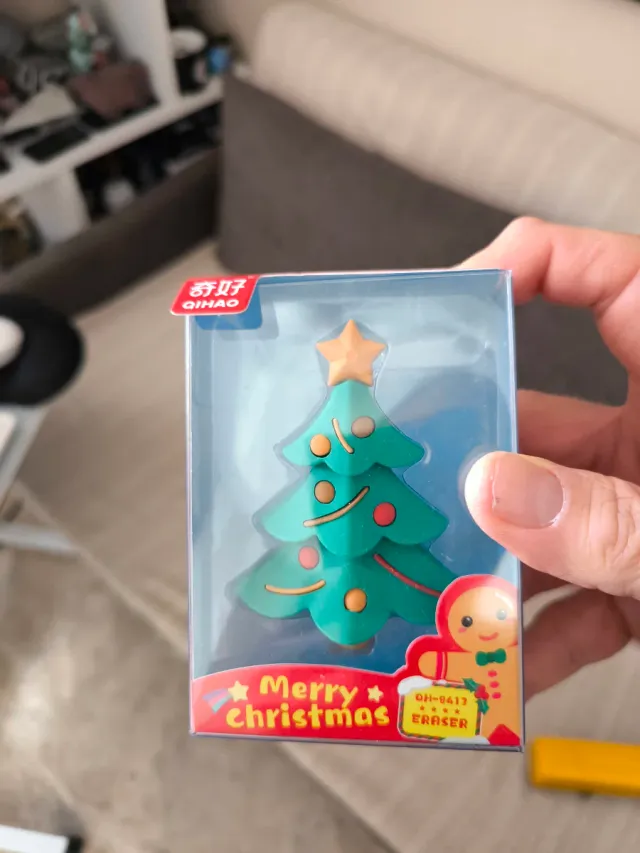 Goma de borrar árbol de Navidad QIHAO
