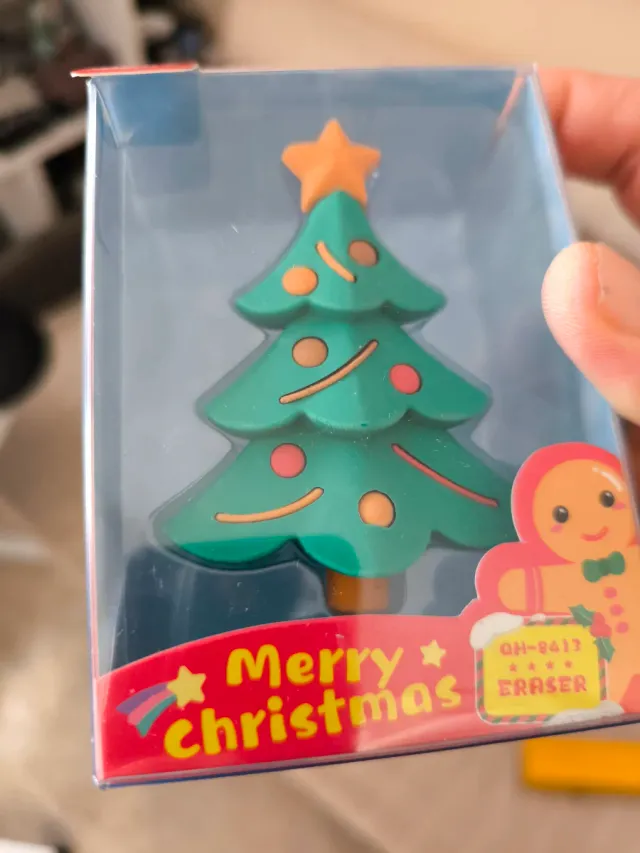 Goma de borrar árbol de Navidad QIHAO