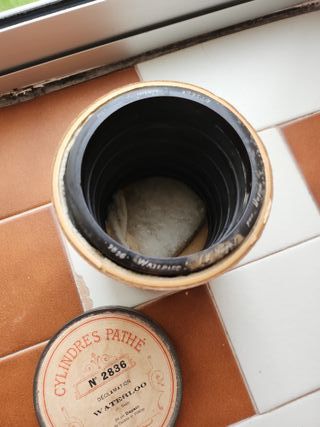 Cilindro Fonógrafo Pathé 1900-1910