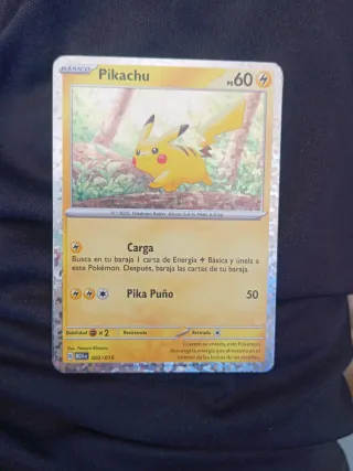 Carta Pokémon Pikachu Básico 60 PS