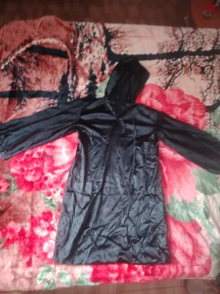 Disfraz negro con capucha talla única