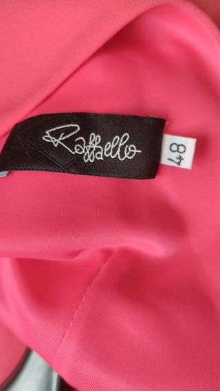 Vestido fiesta madrina boda fresa