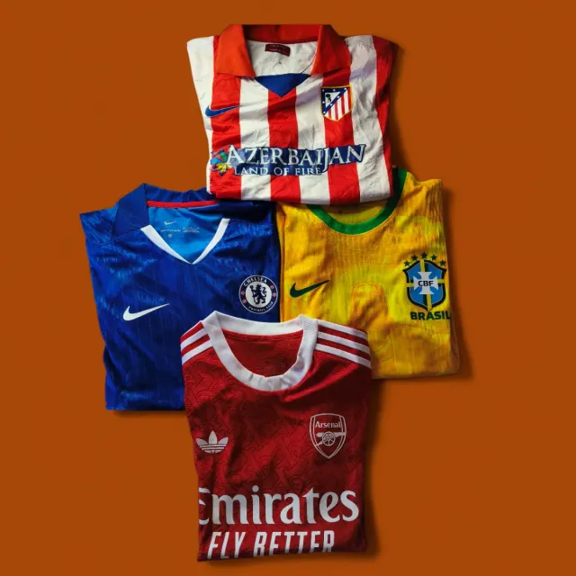 Lotto 4 magliette calcio miste