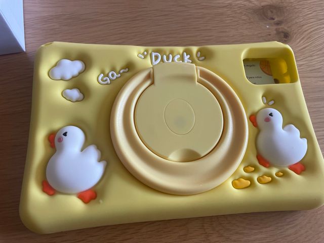 Tablet infantil de 7" + funda protectora amarilla