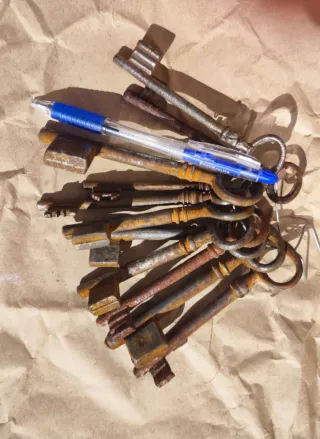 11 Llaves Antiguas Hierro Forjado