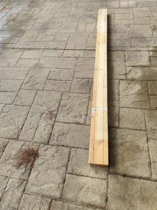 Tarima de pino macizo