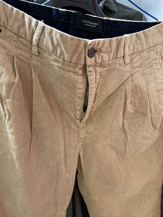 Pantalón pana Scotch & Soda beige