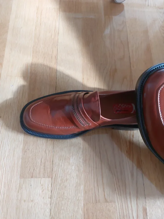 Zapatos de piel marrones caballero