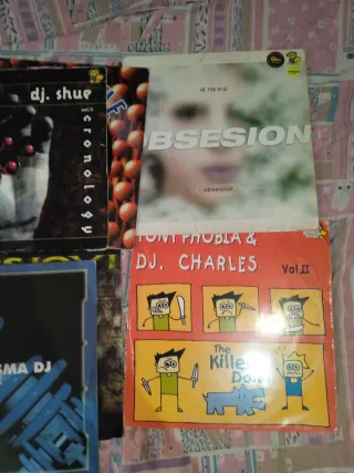 Lote 6 vinilos de makina