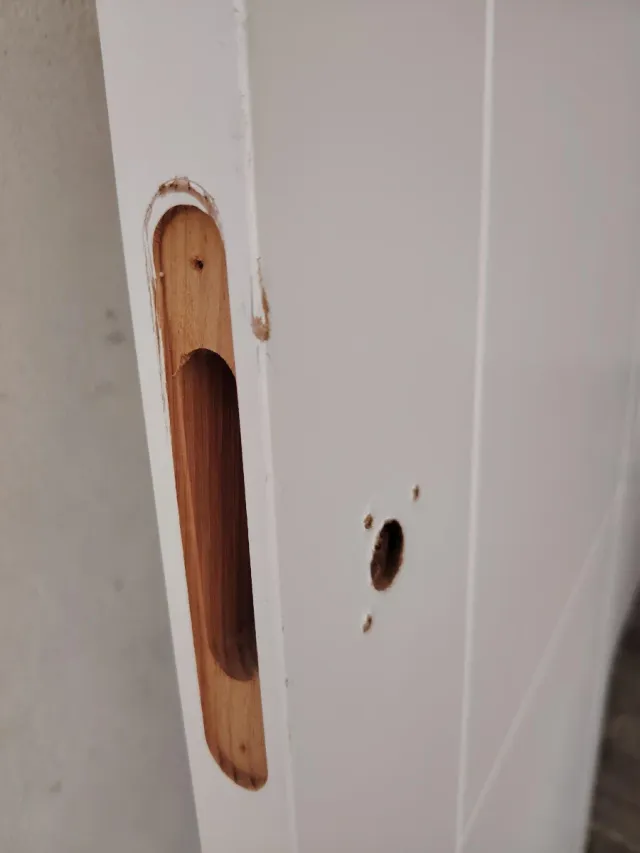 2 Puertas Macizas Pino Lacadas Blanco