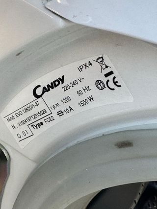 LAVADORA DE CARGA FRONTAL MARCA CANDY DE 8 KILOS