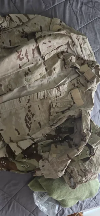 Ropa militar ejército tierra beige/verde