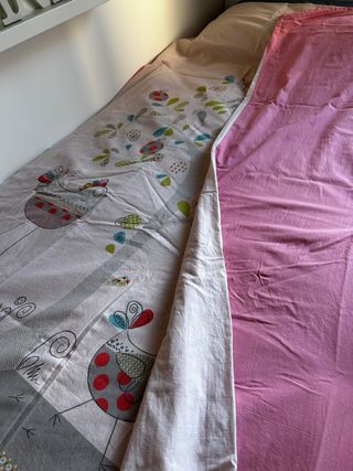 Funda nórdica infantil con pollitos