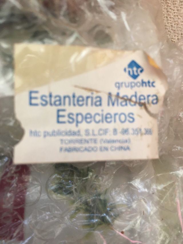 Especiero 20 botes con estantería