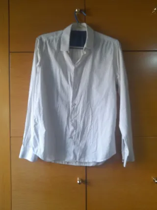 Camisa juvenil blanca talla M