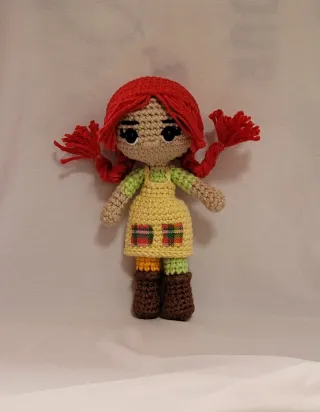 Pippi Calzaslargas Amigurumi
