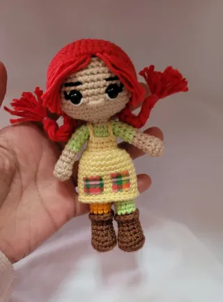 Pippi Calzaslargas Amigurumi