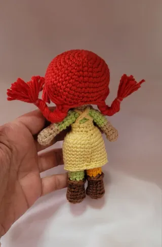 Pippi Calzaslargas Amigurumi