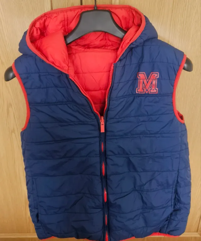 Chaleco acolchado reversible niño   14 años