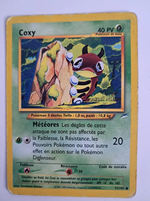 Carta Pokémon Coxy 71/105 Base Set