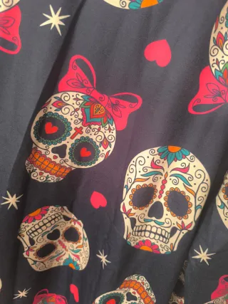 Vestido Sudadera Halloween Calaveras