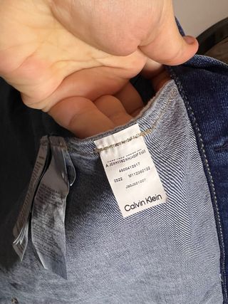 Giacca Calvin Klein Jeans Blu xxl uomo cotone