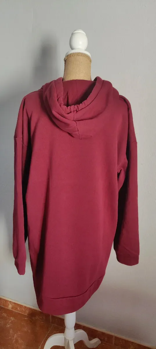 Vestido informal Hollister Burdeos