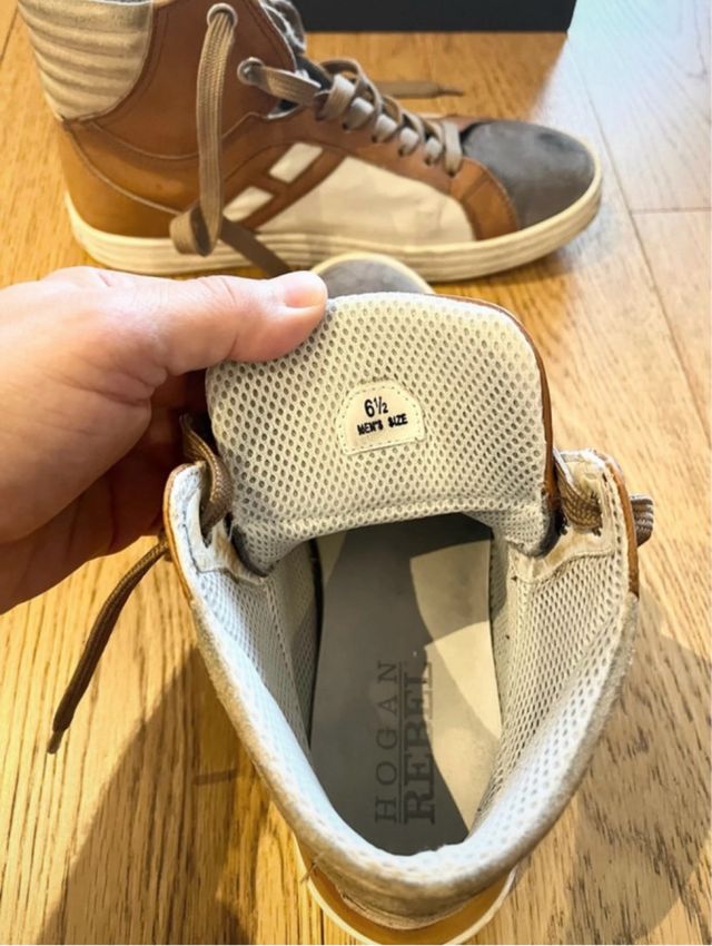 Hogan Sneakers Uomo Marrone Bianco