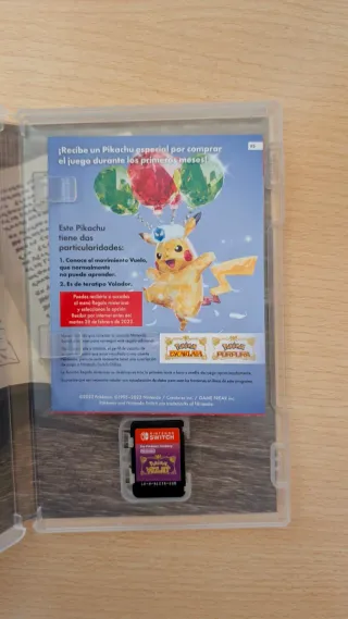 Pokemon Púrpura Nintendo Switch Videojuego