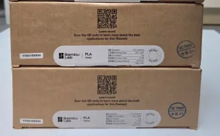 2 Bobine Filamento 3D Bambu Lab PLA Matte